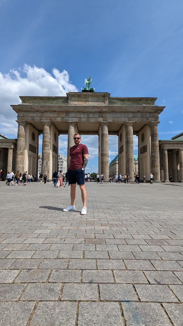 Me at theBrandenburg Gate