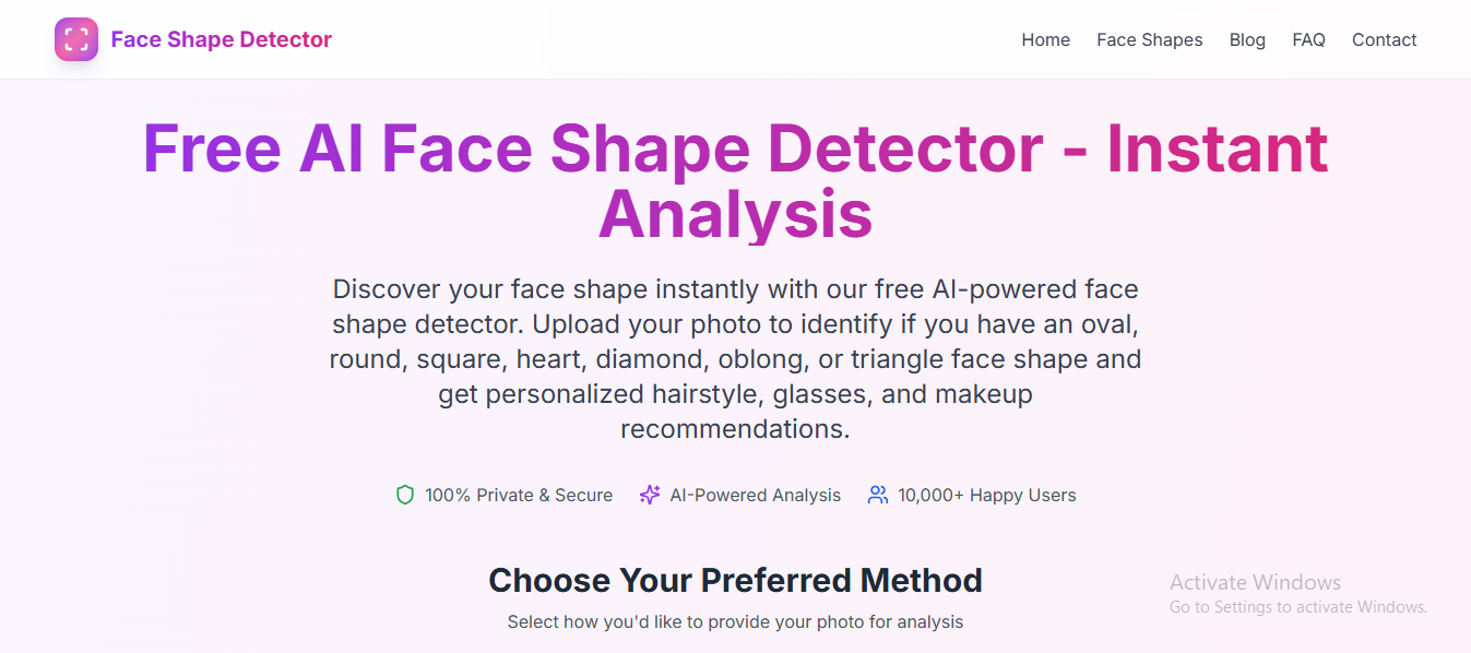 Face Shape Detector