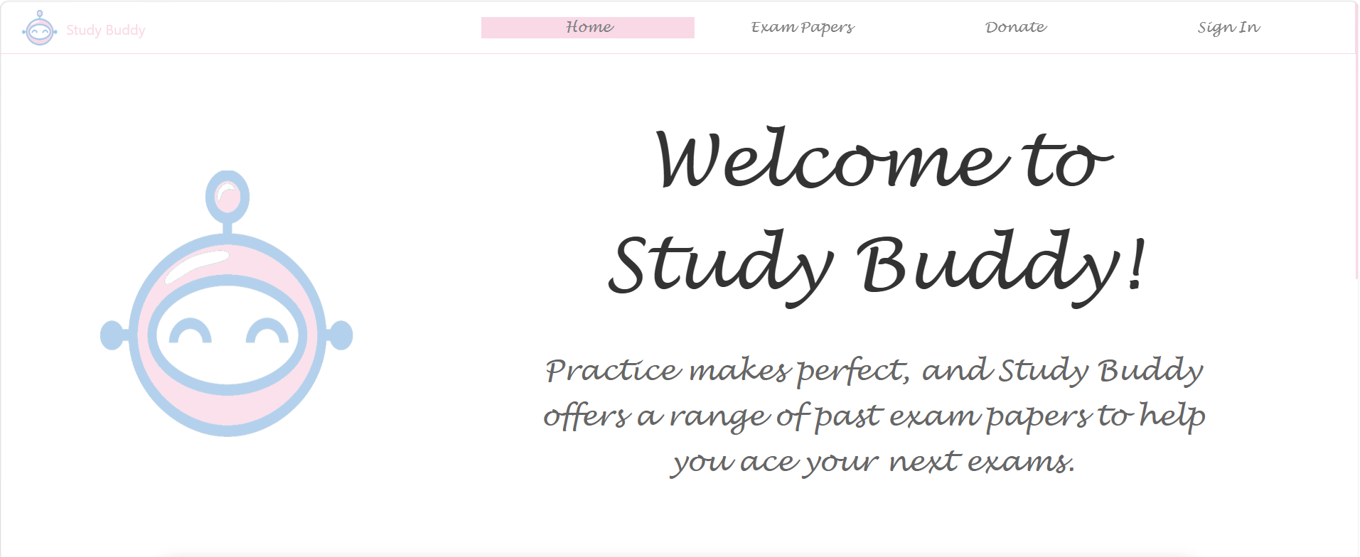 Study Buddy project preview