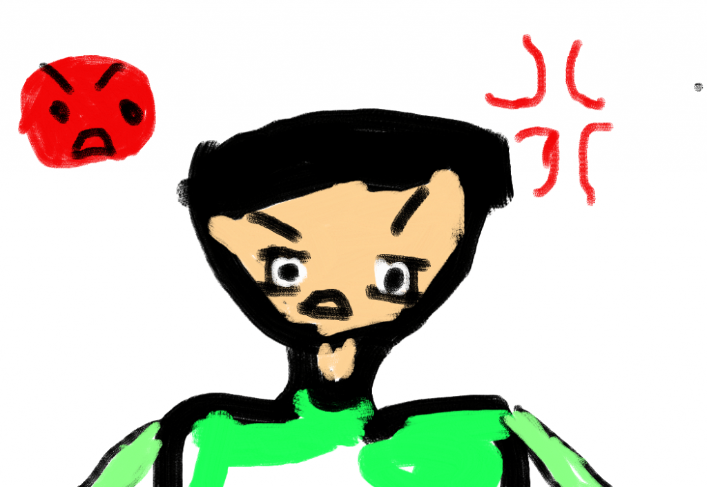 My brother whos mad at me