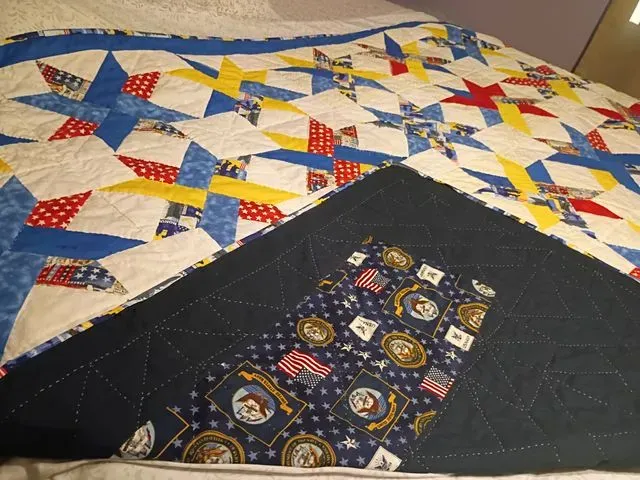 Navy Quilt