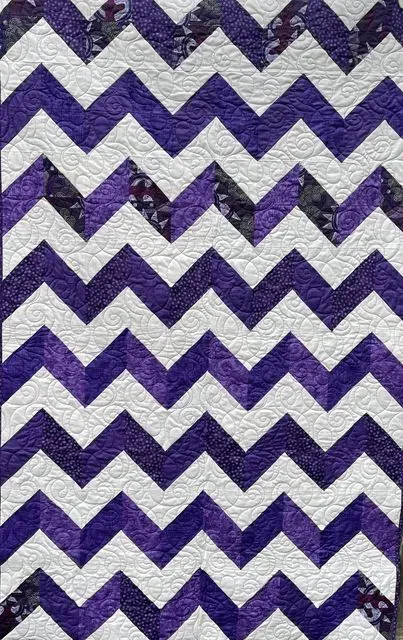Purple Chevron 