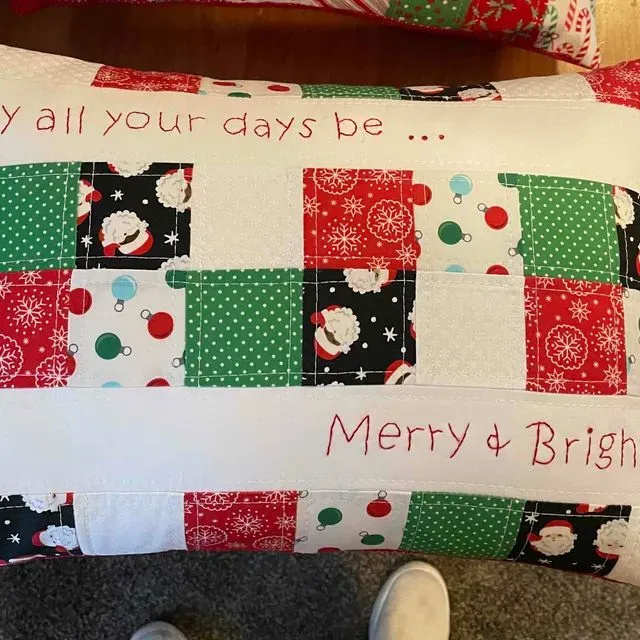 Pieced And Quilted Pillows
