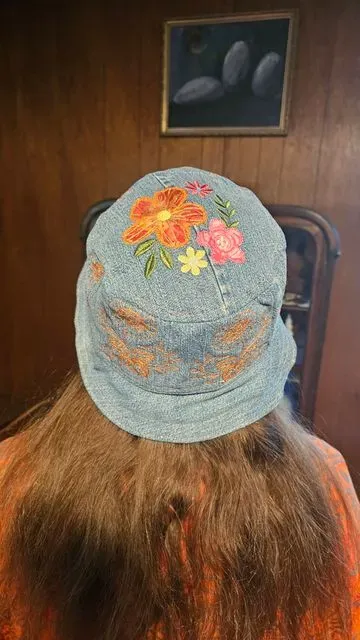 Flowery Bucket Hat