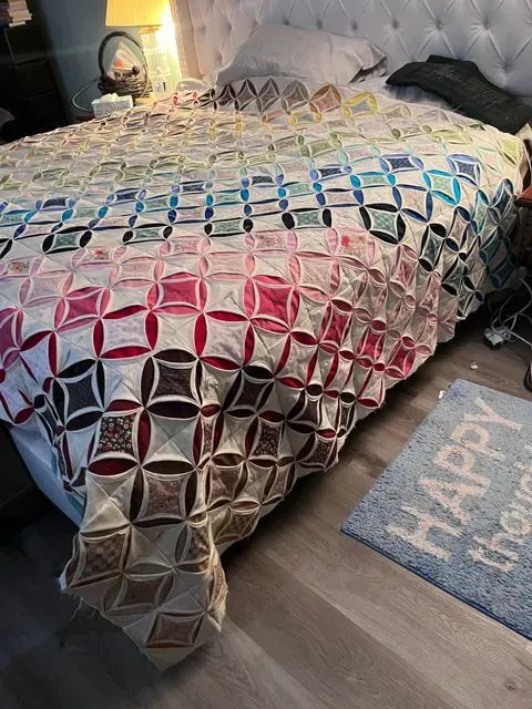 Cathedral Window Quilt