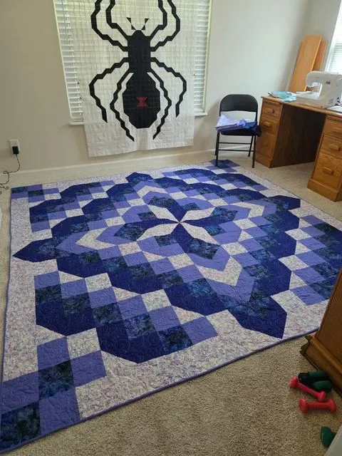 Melissa's Purple Quilt