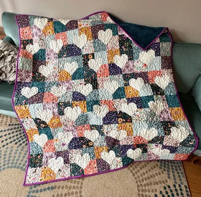 Patchwork Hearts - #1