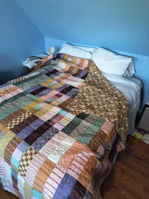 Fableism Fabric Queen Quilt For Ross And Mary