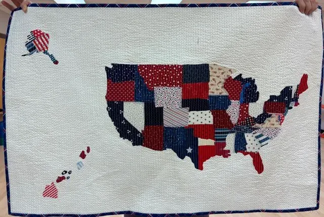 Map Of USA Celebrating 250