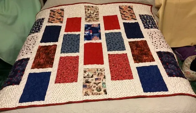 QofV - Large Rectangle - Red, White, Blue