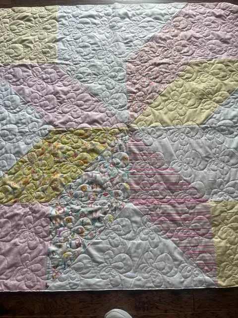 Giant Pink Flannel Star #2