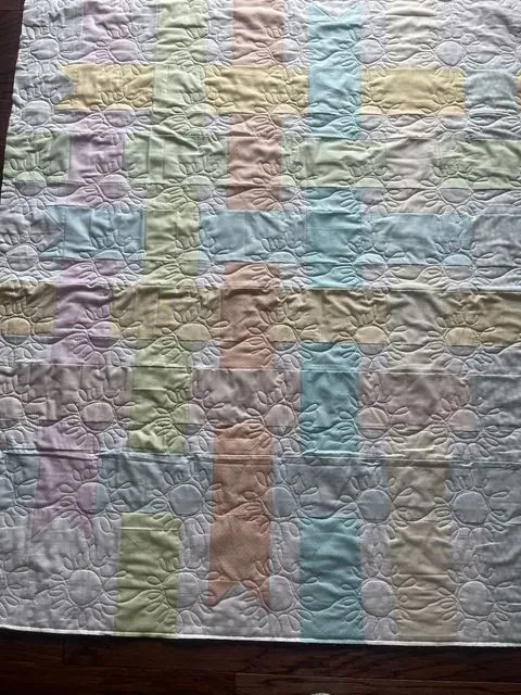 Ribbon Box Baby Quilt