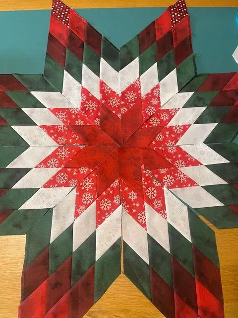 Lonestar Christmas Tree Skirt (practice)