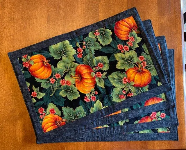 Pumpkin placemats 