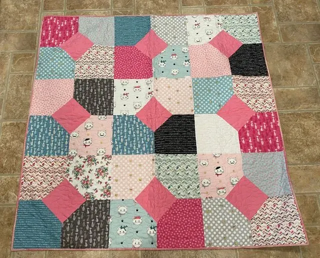 cat quilt 