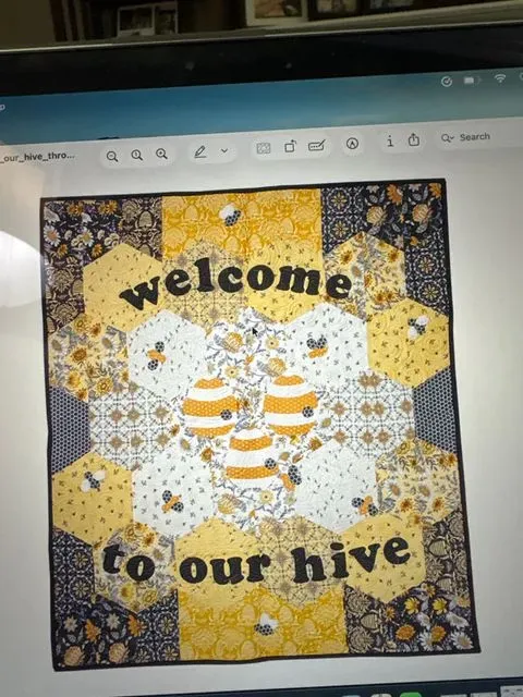 Bee Theme Throw