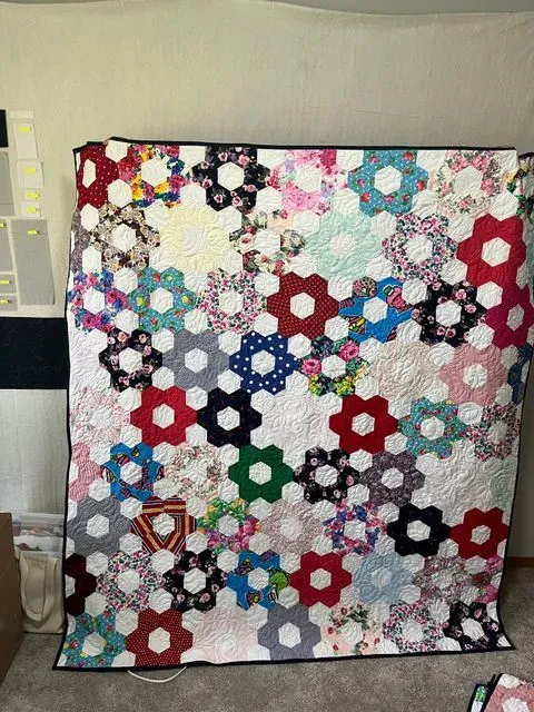 Hexies Quilt 2