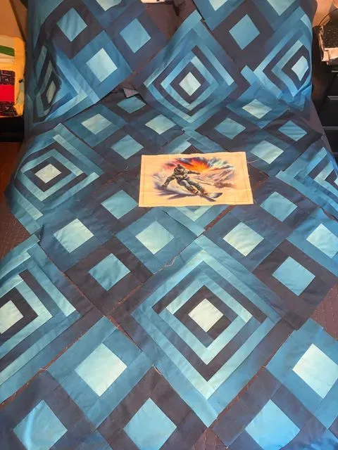 Everett’s Snowboard Quilt