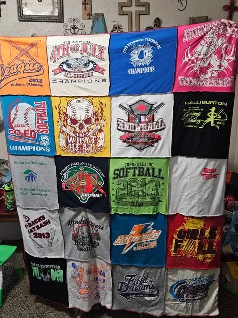 Wayne's Tshirt Quilt