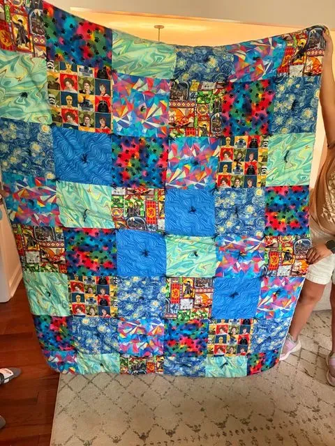 Hud’s 10 Year Old Quilt