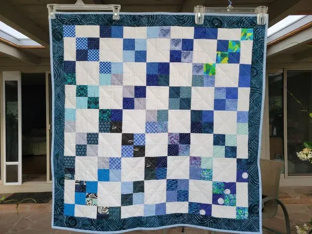 Blue 4 Patch
