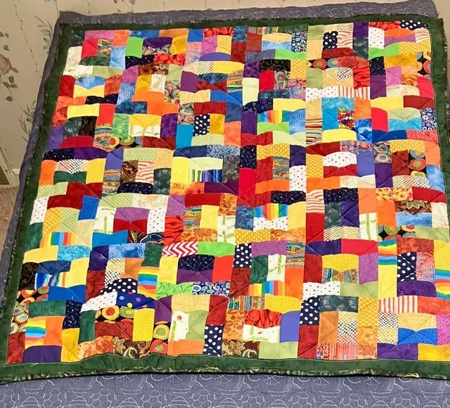 Potato Chip Quilt For Donation