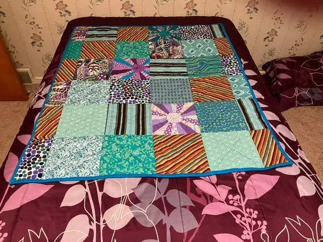 Orphan Block/Scrap Quilt For Donation