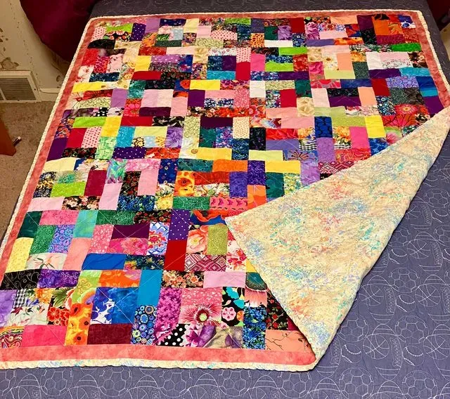 Potato Chip Quilt For Donation 
