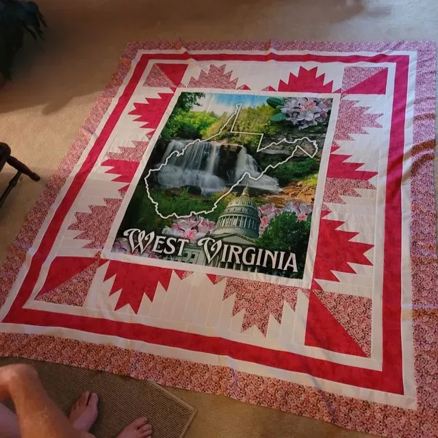Rachel's oversized throw 