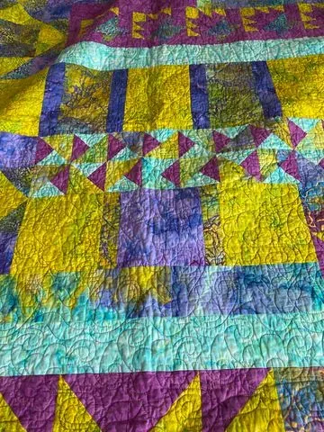 Purple & Lime Green Sampler