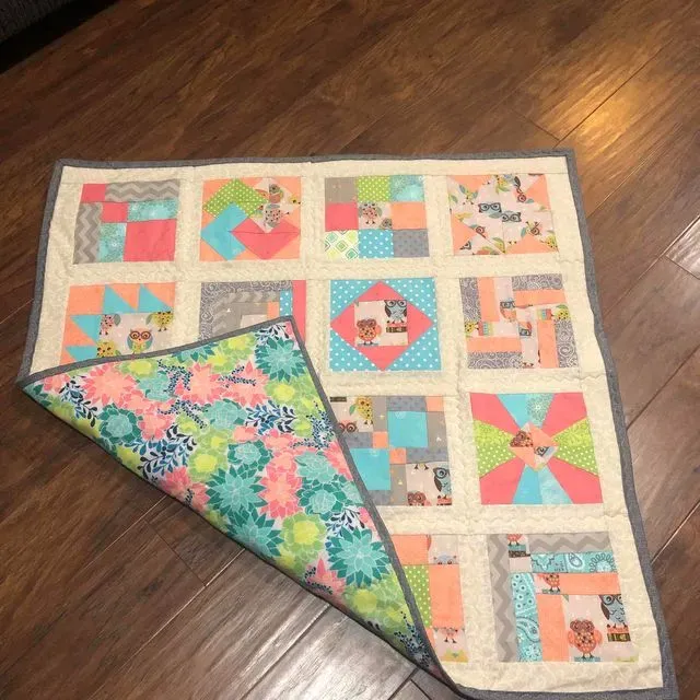 Sampler Block Baby Mat 
