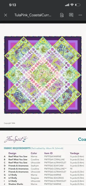 Coastal Currents Quilt