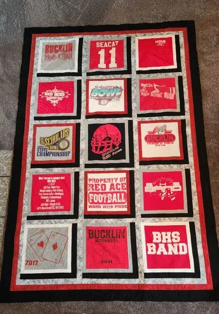 School T -Shirt Quilt