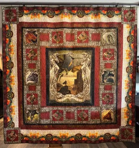 Ancient Green Dragon Quilt