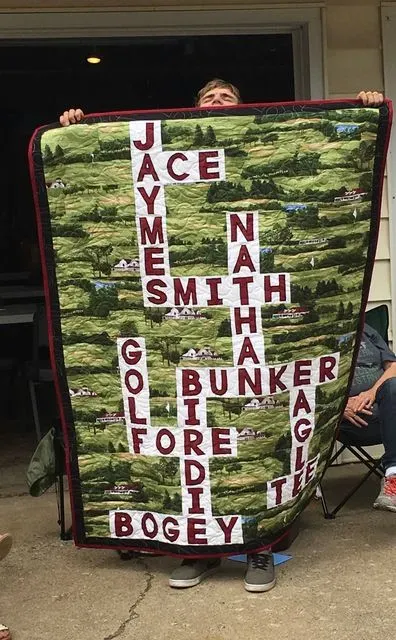 Nathan’s Golf Quilt