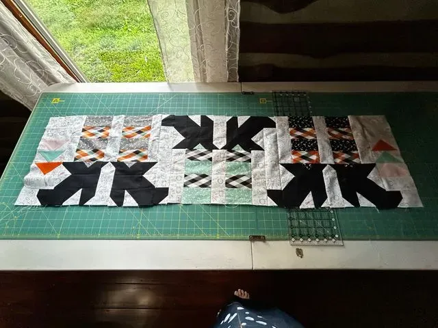 Witches Feet Table Runner