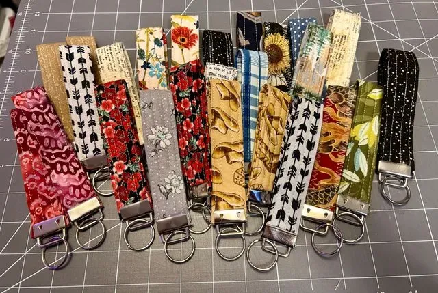 Quilted Key Chains 