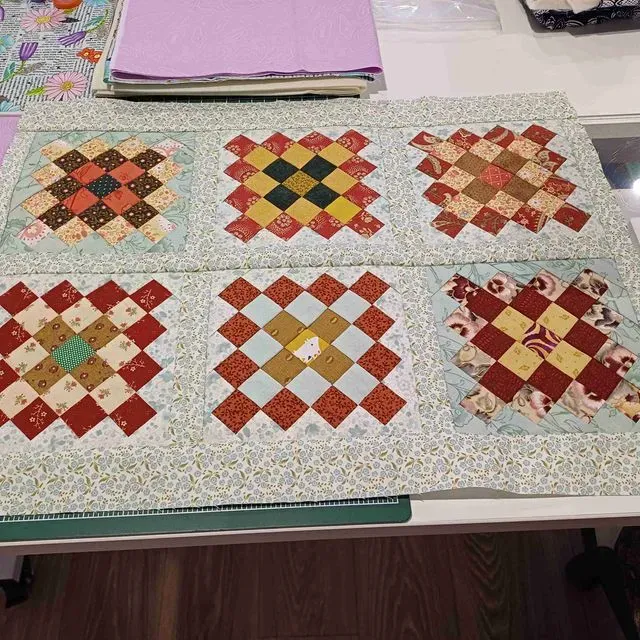 Granny Square Bedside Table Mats