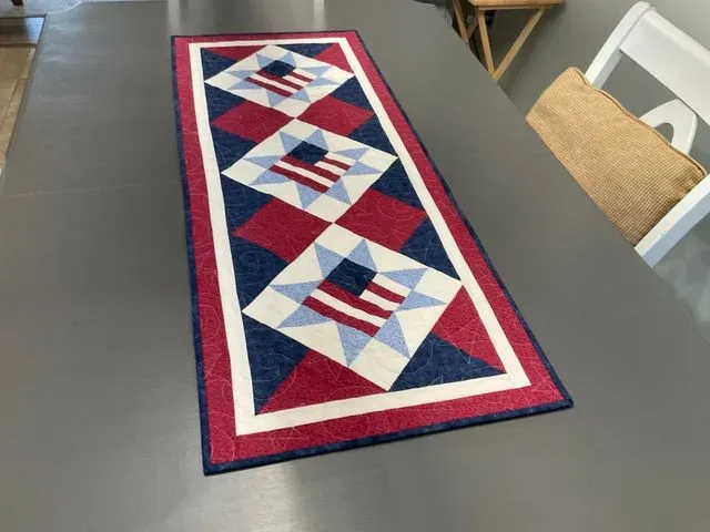 Land Of Liberty Table Runner