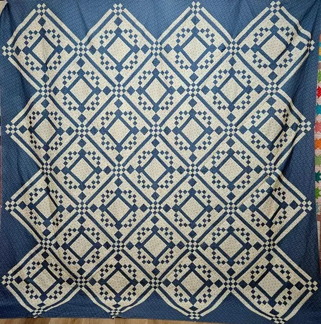 Blue and Cream 