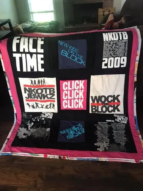 T Shirt Quilt Nkotb