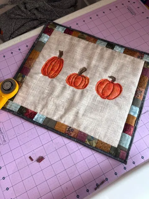 Pumpkin “placemat”
