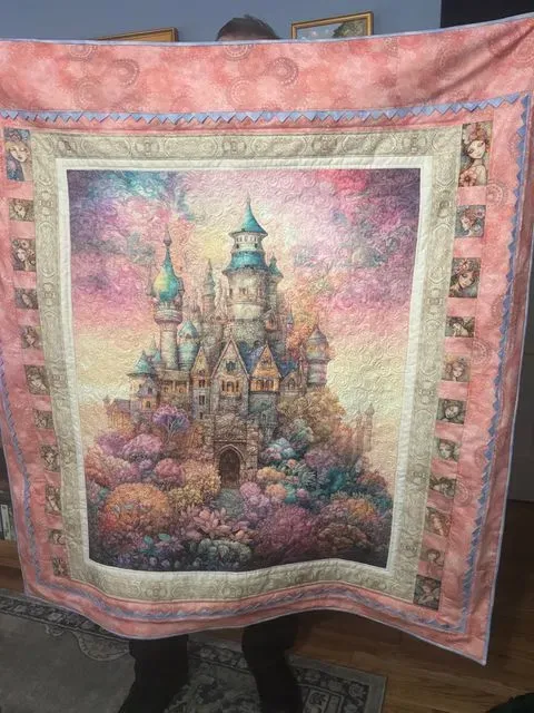 Baby quilt For a Little princess Of The Neighbor’s Daughter Next Doors