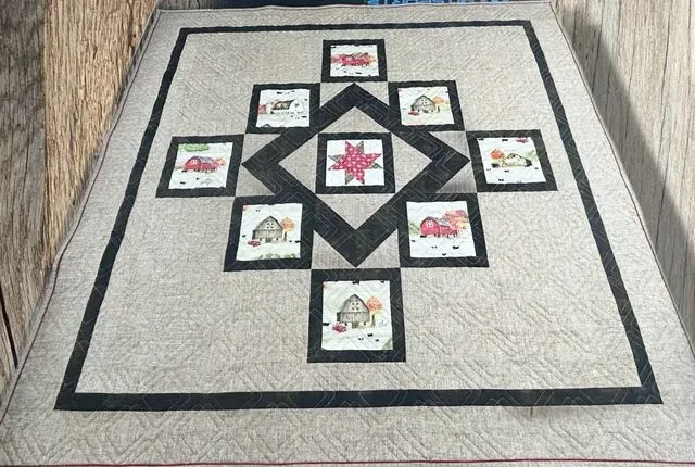 Baby Quilt Walkabout Improv