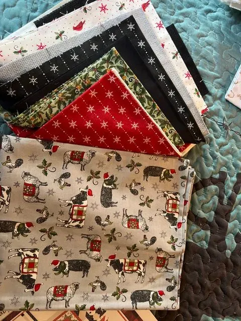 Stacked Cow Christmas Kit