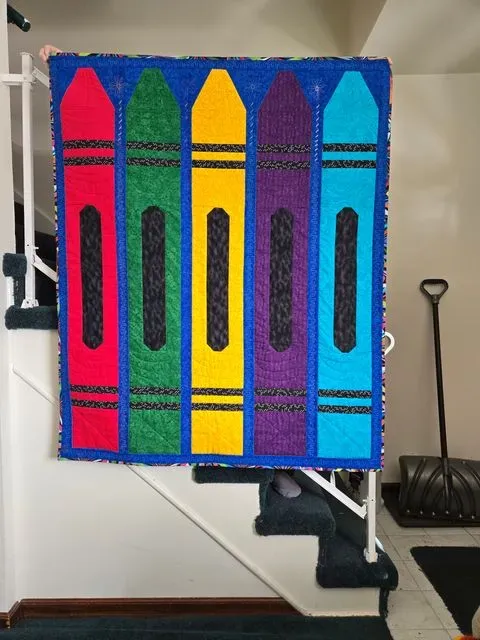 Crayon Quilt 1