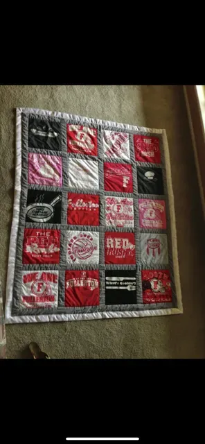 High School Tshirt Quilt