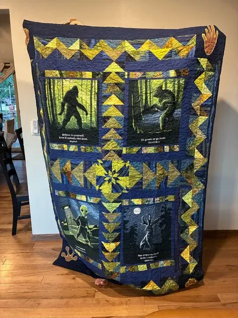 Nik’s Criptid quilt