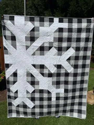 Black & White Snowflake
