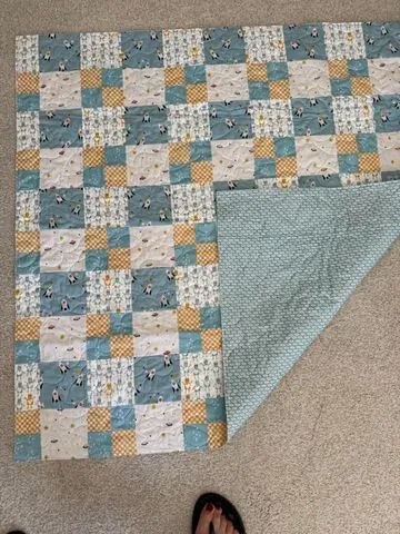 Robot Baby Quilt